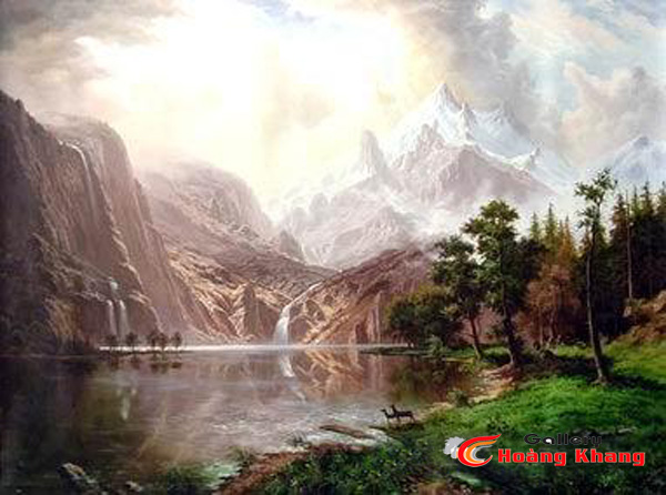 Tranh Núi - Nước - Phong Thuỷ